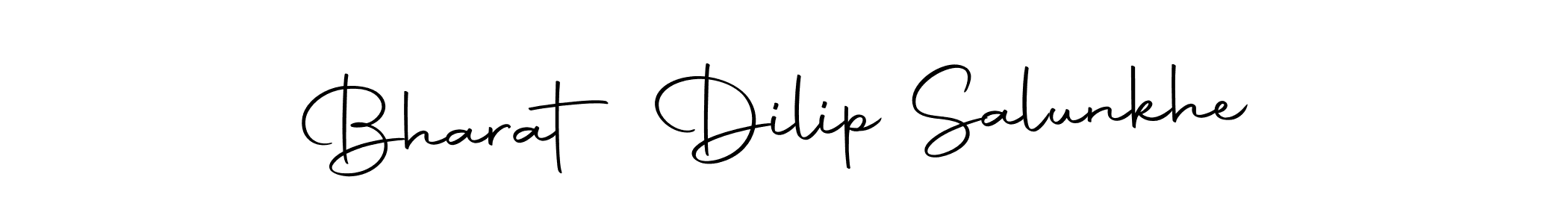 This is the best signature style for the Bharat Dilip Salunkhe name. Also you like these signature font (Autography-DOLnW). Mix name signature. Bharat Dilip Salunkhe signature style 10 images and pictures png