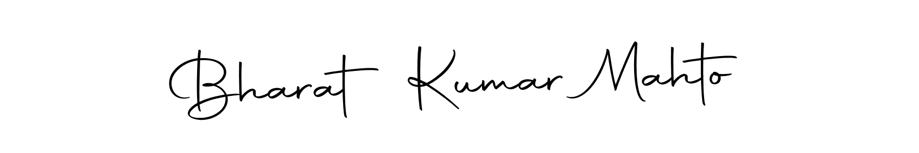 Create a beautiful signature design for name Bharat Kumar Mahto. With this signature (Autography-DOLnW) fonts, you can make a handwritten signature for free. Bharat Kumar Mahto signature style 10 images and pictures png