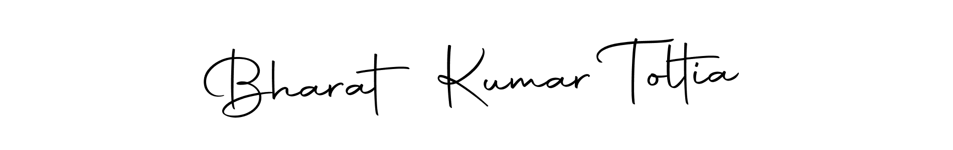 How to make Bharat Kumar Toltia name signature. Use Autography-DOLnW style for creating short signs online. This is the latest handwritten sign. Bharat Kumar Toltia signature style 10 images and pictures png