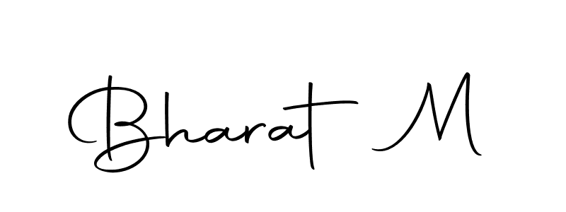 Make a beautiful signature design for name Bharat M. With this signature (Autography-DOLnW) style, you can create a handwritten signature for free. Bharat M signature style 10 images and pictures png