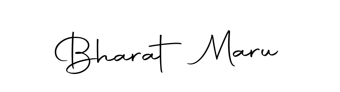 How to make Bharat Maru name signature. Use Autography-DOLnW style for creating short signs online. This is the latest handwritten sign. Bharat Maru signature style 10 images and pictures png