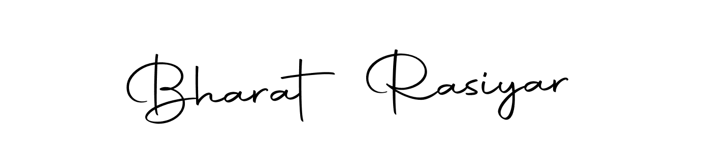 How to make Bharat Rasiyar name signature. Use Autography-DOLnW style for creating short signs online. This is the latest handwritten sign. Bharat Rasiyar signature style 10 images and pictures png