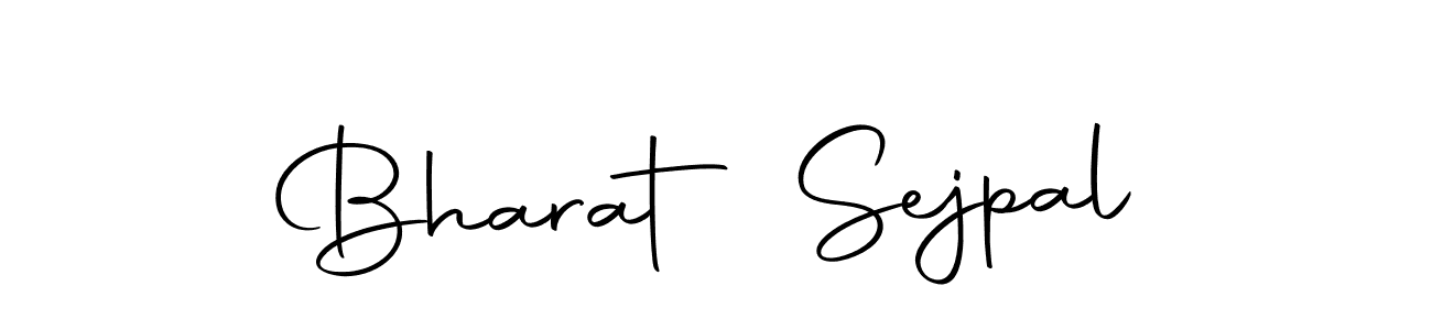 How to make Bharat Sejpal name signature. Use Autography-DOLnW style for creating short signs online. This is the latest handwritten sign. Bharat Sejpal signature style 10 images and pictures png