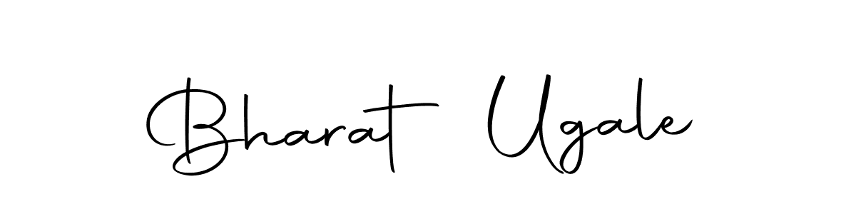 How to make Bharat Ugale name signature. Use Autography-DOLnW style for creating short signs online. This is the latest handwritten sign. Bharat Ugale signature style 10 images and pictures png