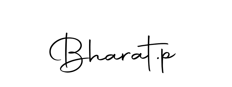 Design your own signature with our free online signature maker. With this signature software, you can create a handwritten (Autography-DOLnW) signature for name Bharat.p. Bharat.p signature style 10 images and pictures png