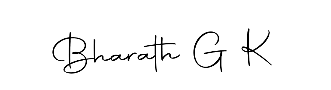 Make a beautiful signature design for name Bharath G K. Use this online signature maker to create a handwritten signature for free. Bharath G K signature style 10 images and pictures png