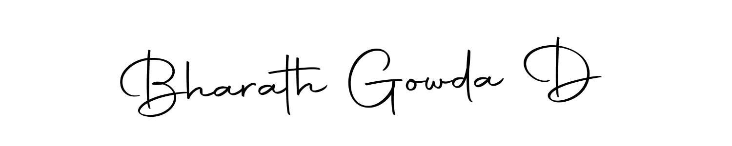 It looks lik you need a new signature style for name Bharath Gowda D. Design unique handwritten (Autography-DOLnW) signature with our free signature maker in just a few clicks. Bharath Gowda D signature style 10 images and pictures png