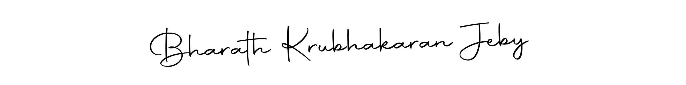 Bharath Krubhakaran Jeby stylish signature style. Best Handwritten Sign (Autography-DOLnW) for my name. Handwritten Signature Collection Ideas for my name Bharath Krubhakaran Jeby. Bharath Krubhakaran Jeby signature style 10 images and pictures png