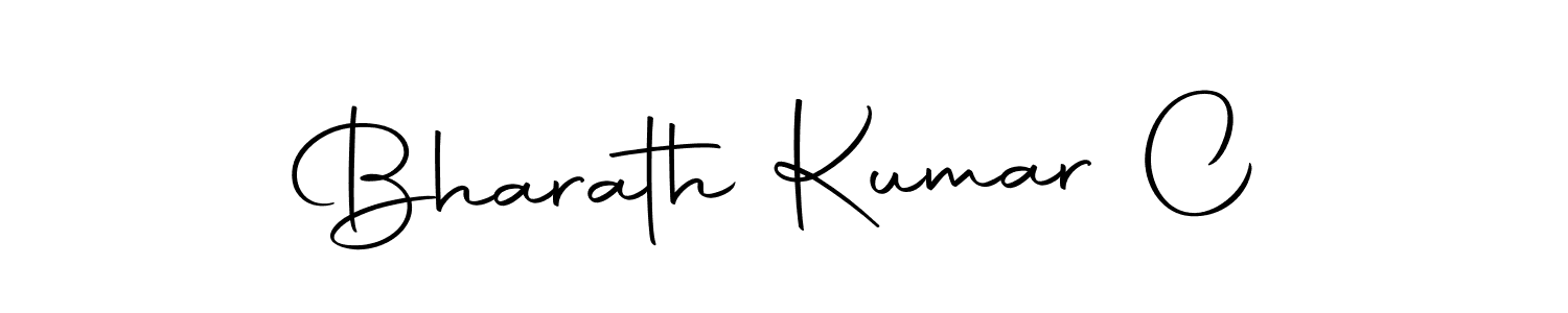 Design your own signature with our free online signature maker. With this signature software, you can create a handwritten (Autography-DOLnW) signature for name Bharath Kumar C. Bharath Kumar C signature style 10 images and pictures png