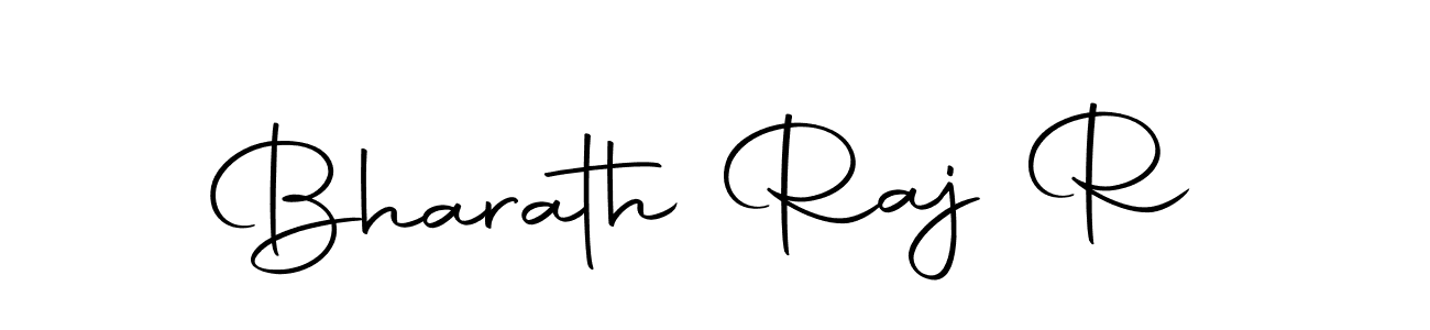 How to make Bharath Raj R name signature. Use Autography-DOLnW style for creating short signs online. This is the latest handwritten sign. Bharath Raj R signature style 10 images and pictures png