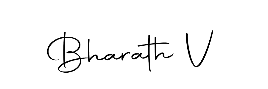 You should practise on your own different ways (Autography-DOLnW) to write your name (Bharath V) in signature. don't let someone else do it for you. Bharath V signature style 10 images and pictures png