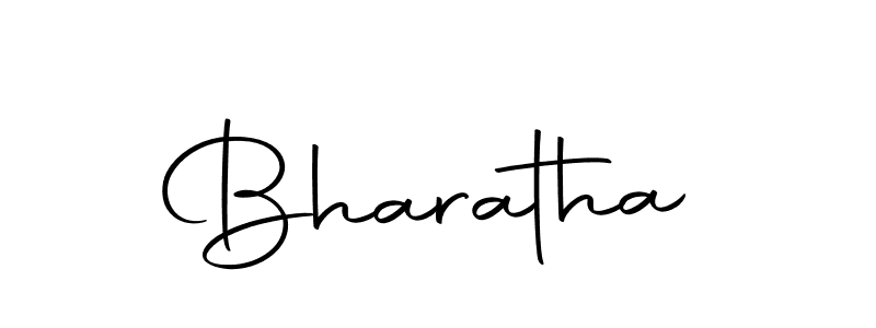 Make a beautiful signature design for name Bharatha. With this signature (Autography-DOLnW) style, you can create a handwritten signature for free. Bharatha signature style 10 images and pictures png