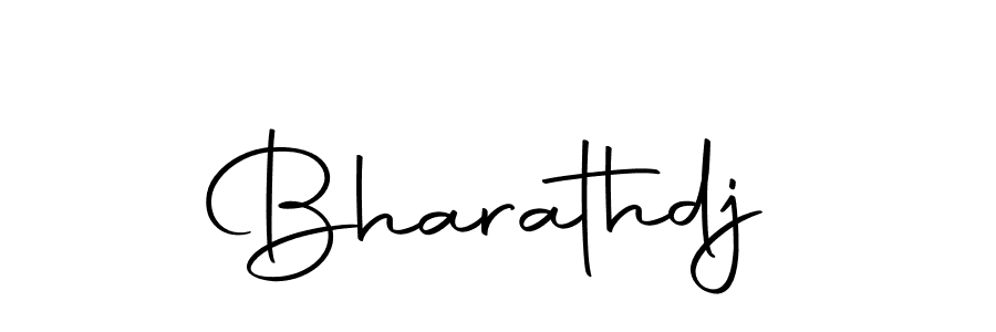 Design your own signature with our free online signature maker. With this signature software, you can create a handwritten (Autography-DOLnW) signature for name Bharathdj. Bharathdj signature style 10 images and pictures png