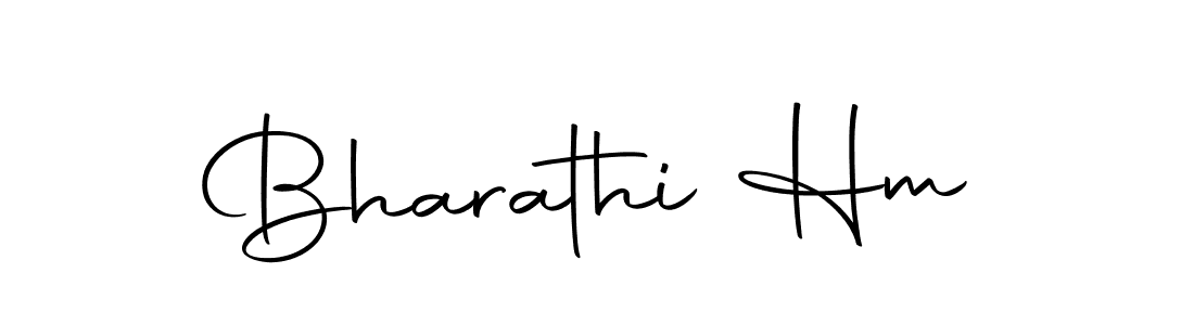 How to make Bharathi Hm signature? Autography-DOLnW is a professional autograph style. Create handwritten signature for Bharathi Hm name. Bharathi Hm signature style 10 images and pictures png