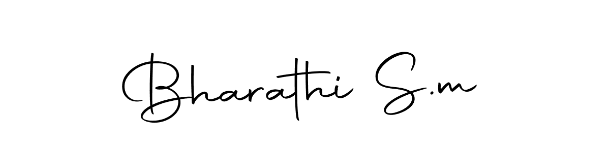 Similarly Autography-DOLnW is the best handwritten signature design. Signature creator online .You can use it as an online autograph creator for name Bharathi S.m. Bharathi S.m signature style 10 images and pictures png