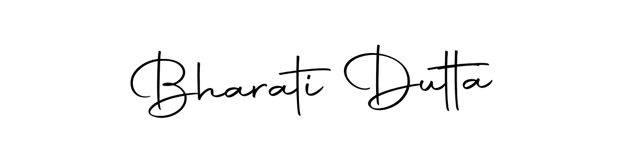 How to make Bharati Dutta signature? Autography-DOLnW is a professional autograph style. Create handwritten signature for Bharati Dutta name. Bharati Dutta signature style 10 images and pictures png