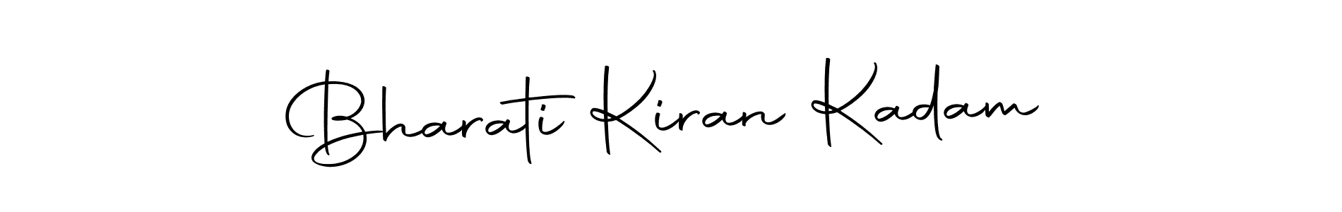 The best way (Autography-DOLnW) to make a short signature is to pick only two or three words in your name. The name Bharati Kiran Kadam include a total of six letters. For converting this name. Bharati Kiran Kadam signature style 10 images and pictures png