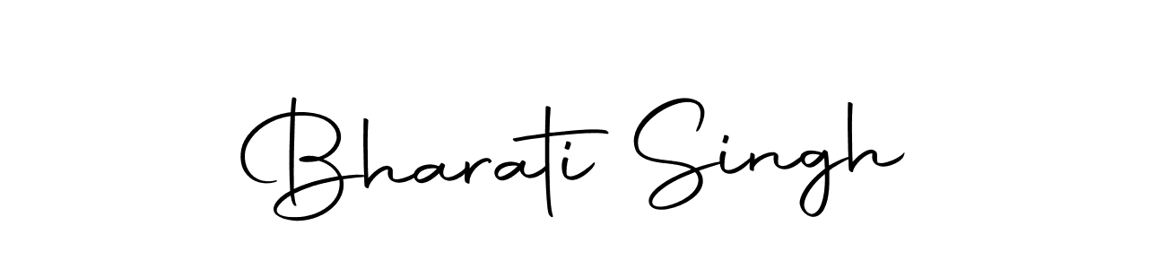 How to make Bharati Singh name signature. Use Autography-DOLnW style for creating short signs online. This is the latest handwritten sign. Bharati Singh signature style 10 images and pictures png