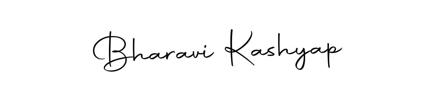 Design your own signature with our free online signature maker. With this signature software, you can create a handwritten (Autography-DOLnW) signature for name Bharavi Kashyap. Bharavi Kashyap signature style 10 images and pictures png