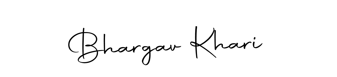 You can use this online signature creator to create a handwritten signature for the name Bhargav Khari. This is the best online autograph maker. Bhargav Khari signature style 10 images and pictures png