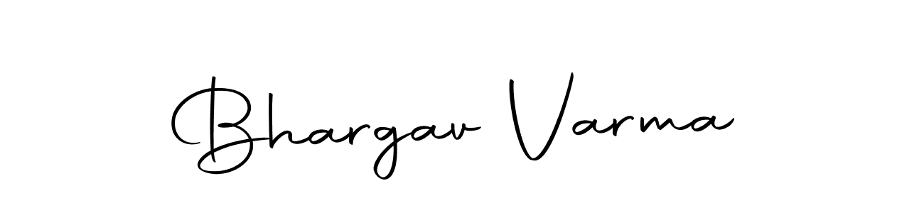 Create a beautiful signature design for name Bhargav Varma. With this signature (Autography-DOLnW) fonts, you can make a handwritten signature for free. Bhargav Varma signature style 10 images and pictures png