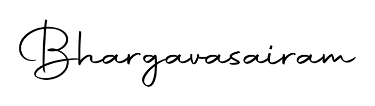 Use a signature maker to create a handwritten signature online. With this signature software, you can design (Autography-DOLnW) your own signature for name Bhargavasairam. Bhargavasairam signature style 10 images and pictures png