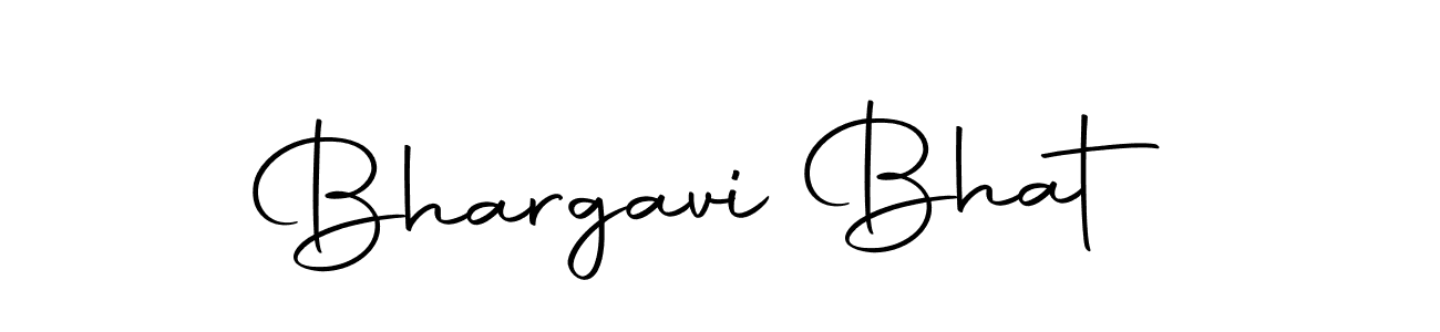 Design your own signature with our free online signature maker. With this signature software, you can create a handwritten (Autography-DOLnW) signature for name Bhargavi Bhat. Bhargavi Bhat signature style 10 images and pictures png