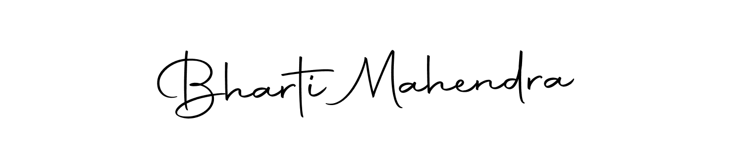 Design your own signature with our free online signature maker. With this signature software, you can create a handwritten (Autography-DOLnW) signature for name Bharti Mahendra. Bharti Mahendra signature style 10 images and pictures png