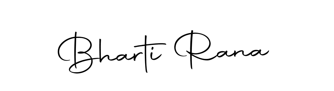 Make a beautiful signature design for name Bharti Rana. With this signature (Autography-DOLnW) style, you can create a handwritten signature for free. Bharti Rana signature style 10 images and pictures png