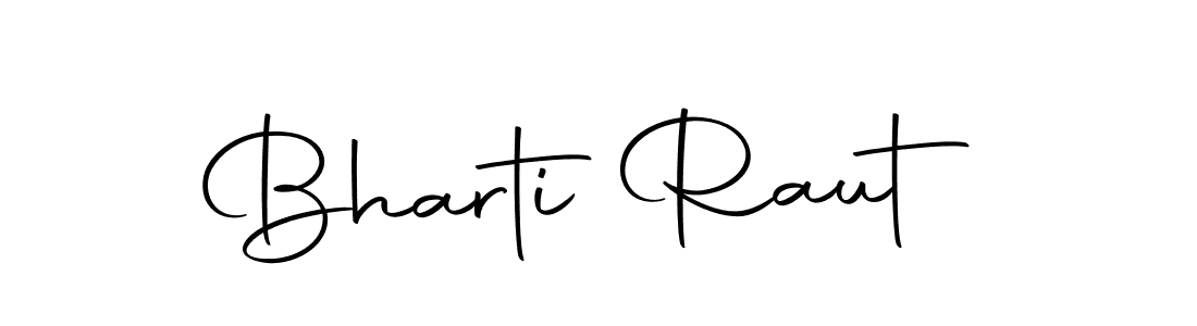 Make a beautiful signature design for name Bharti Raut. With this signature (Autography-DOLnW) style, you can create a handwritten signature for free. Bharti Raut signature style 10 images and pictures png