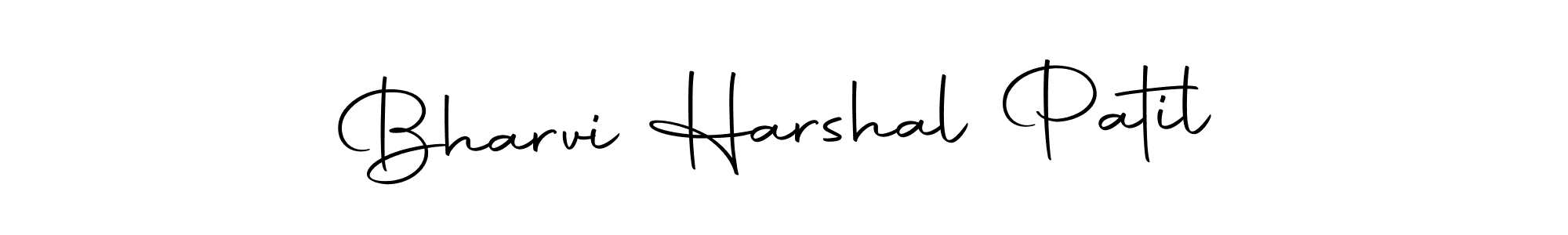 The best way (Autography-DOLnW) to make a short signature is to pick only two or three words in your name. The name Bharvi Harshal Patil include a total of six letters. For converting this name. Bharvi Harshal Patil signature style 10 images and pictures png