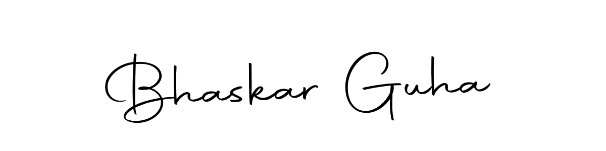 Design your own signature with our free online signature maker. With this signature software, you can create a handwritten (Autography-DOLnW) signature for name Bhaskar Guha. Bhaskar Guha signature style 10 images and pictures png