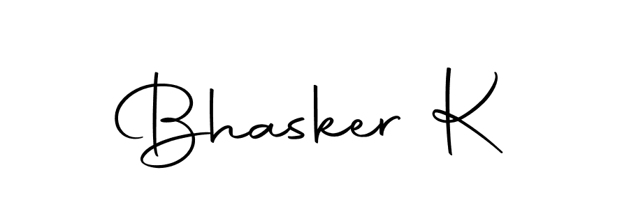 You should practise on your own different ways (Autography-DOLnW) to write your name (Bhasker K) in signature. don't let someone else do it for you. Bhasker K signature style 10 images and pictures png