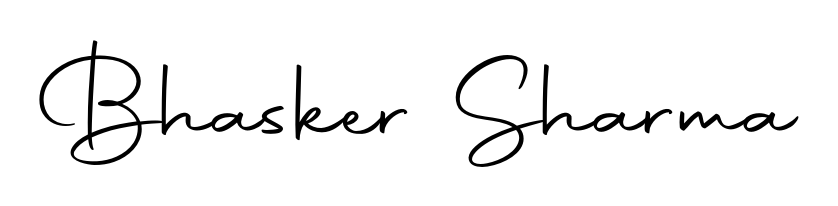 Style your name Bhasker Sharma with confidence using Autography-DOLnW signature design. Simple, elegant, and ready for immediate document use. Bhasker Sharma signature style 10 images and pictures png