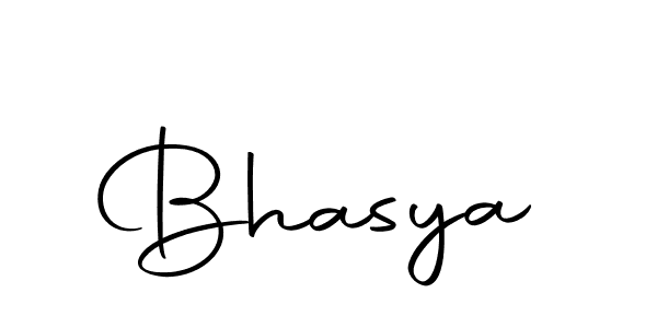 Create a beautiful signature design for name Bhasya. With this signature (Autography-DOLnW) fonts, you can make a handwritten signature for free. Bhasya signature style 10 images and pictures png