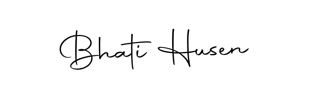 Design your own signature with our free online signature maker. With this signature software, you can create a handwritten (Autography-DOLnW) signature for name Bhati Husen. Bhati Husen signature style 10 images and pictures png