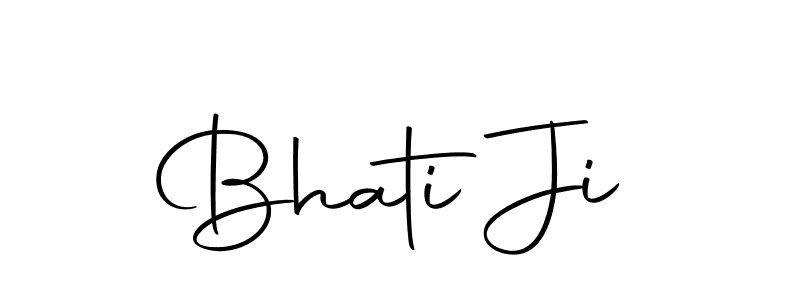 Design your own signature with our free online signature maker. With this signature software, you can create a handwritten (Autography-DOLnW) signature for name Bhati Ji. Bhati Ji signature style 10 images and pictures png