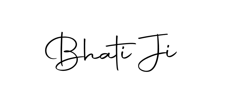 Design your own signature with our free online signature maker. With this signature software, you can create a handwritten (Autography-DOLnW) signature for name Bhati Ji. Bhati Ji signature style 10 images and pictures png