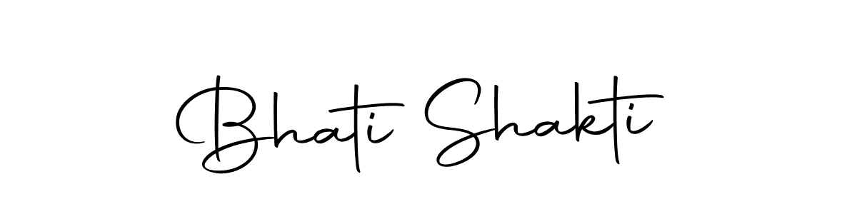Create a beautiful signature design for name Bhati Shakti. With this signature (Autography-DOLnW) fonts, you can make a handwritten signature for free. Bhati Shakti signature style 10 images and pictures png