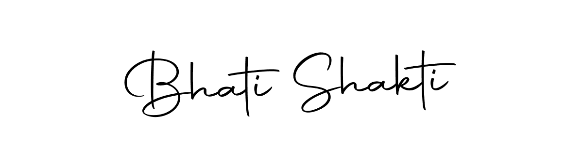 Create a beautiful signature design for name Bhati Shakti. With this signature (Autography-DOLnW) fonts, you can make a handwritten signature for free. Bhati Shakti signature style 10 images and pictures png