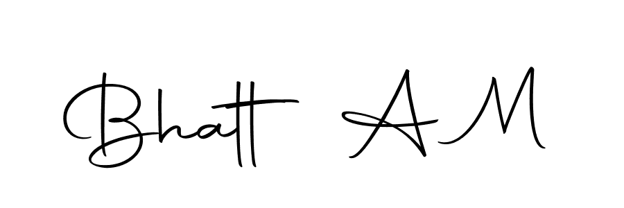 It looks lik you need a new signature style for name Bhatt A M. Design unique handwritten (Autography-DOLnW) signature with our free signature maker in just a few clicks. Bhatt A M signature style 10 images and pictures png