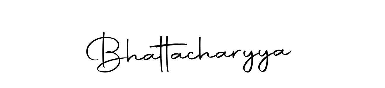 Make a beautiful signature design for name Bhattacharyya. With this signature (Autography-DOLnW) style, you can create a handwritten signature for free. Bhattacharyya signature style 10 images and pictures png