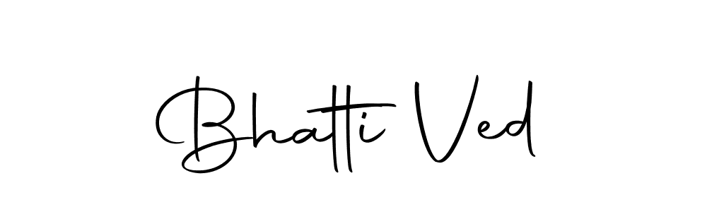 Bhatti Ved stylish signature style. Best Handwritten Sign (Autography-DOLnW) for my name. Handwritten Signature Collection Ideas for my name Bhatti Ved. Bhatti Ved signature style 10 images and pictures png