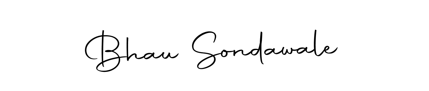 The best way (Autography-DOLnW) to make a short signature is to pick only two or three words in your name. The name Bhau Sondawale include a total of six letters. For converting this name. Bhau Sondawale signature style 10 images and pictures png