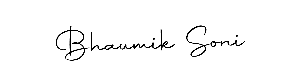How to make Bhaumik Soni signature? Autography-DOLnW is a professional autograph style. Create handwritten signature for Bhaumik Soni name. Bhaumik Soni signature style 10 images and pictures png