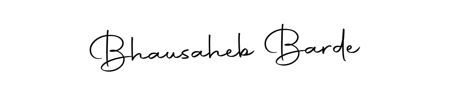 Make a beautiful signature design for name Bhausaheb Barde. With this signature (Autography-DOLnW) style, you can create a handwritten signature for free. Bhausaheb Barde signature style 10 images and pictures png