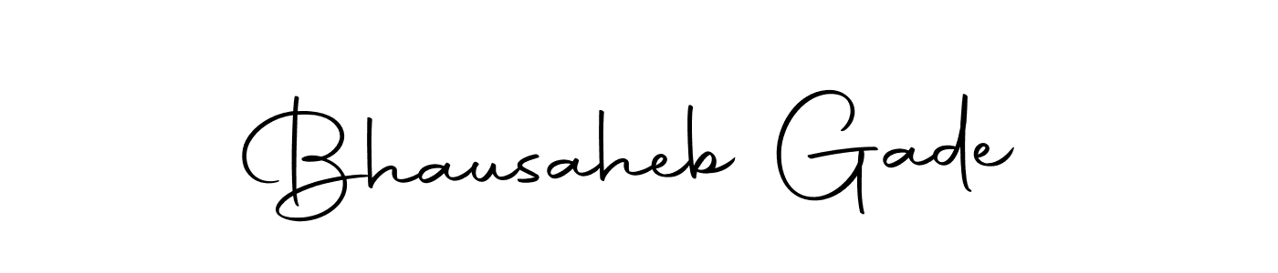 Create a beautiful signature design for name Bhausaheb Gade. With this signature (Autography-DOLnW) fonts, you can make a handwritten signature for free. Bhausaheb Gade signature style 10 images and pictures png