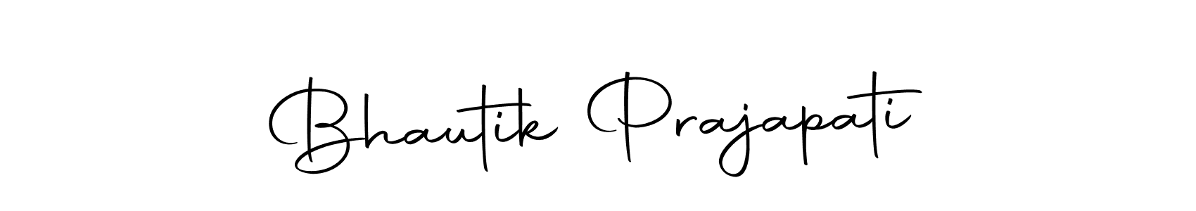 Use a signature maker to create a handwritten signature online. With this signature software, you can design (Autography-DOLnW) your own signature for name Bhautik Prajapati. Bhautik Prajapati signature style 10 images and pictures png