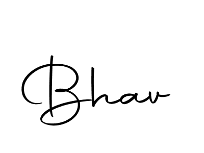 Use a signature maker to create a handwritten signature online. With this signature software, you can design (Autography-DOLnW) your own signature for name Bhav. Bhav signature style 10 images and pictures png