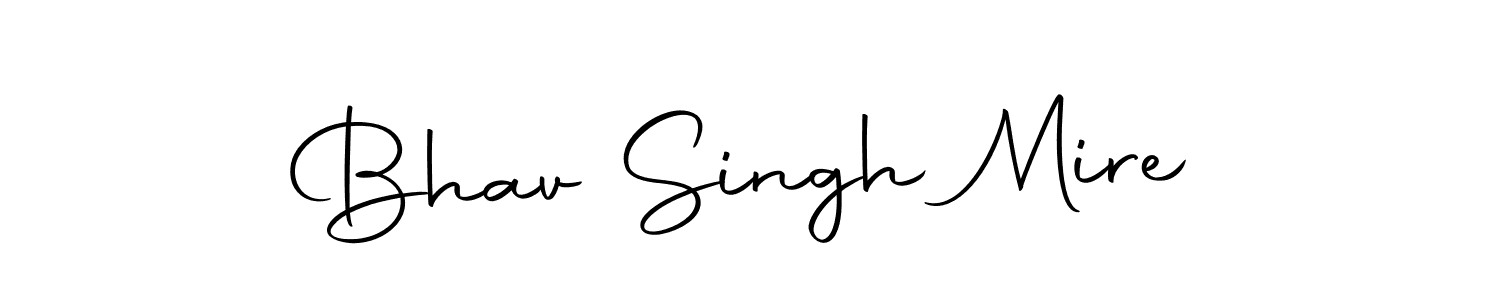 Autography-DOLnW is a professional signature style that is perfect for those who want to add a touch of class to their signature. It is also a great choice for those who want to make their signature more unique. Get Bhav Singh Mire name to fancy signature for free. Bhav Singh Mire signature style 10 images and pictures png